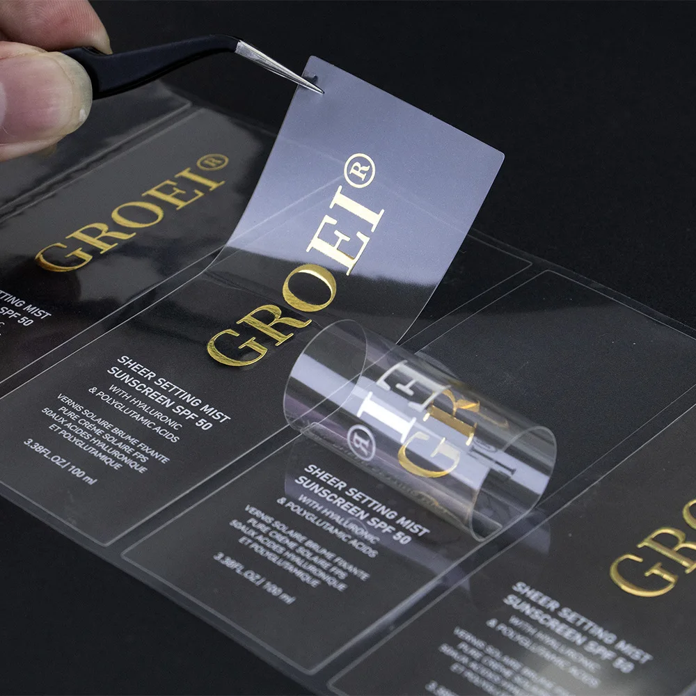 Custom Clear Stickers Personalised Transparent Labels Customizable Free Shipping