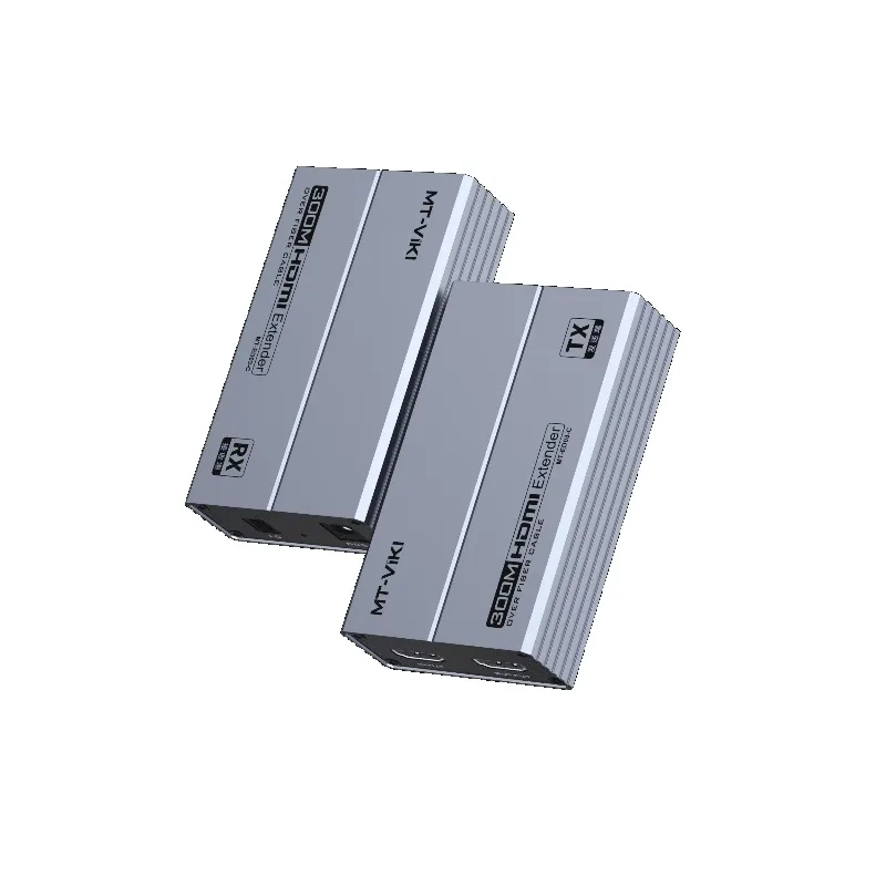 300m HDMI Transmitter and Receiver Over LC Port Multi-mode,  4K 30Hz HDMI Extender Over Fiber Optic with Local Loop EDID
