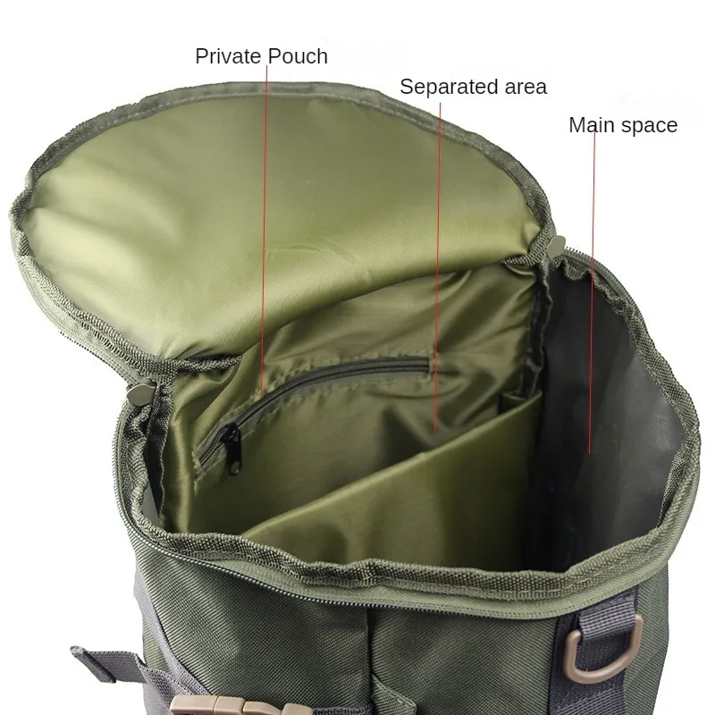 Cylindrical Fishing Rod Bag, Luya Outdoor Shoulder Bag, Storage Fishing Rod Bag, Round Shoulder Bag, F105