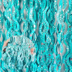 1x2m Glitter Shimmer Wall Backdrop Curtain Wavy Tinsel Foil Fringe Curtain for Wedding Birthday Party Decor