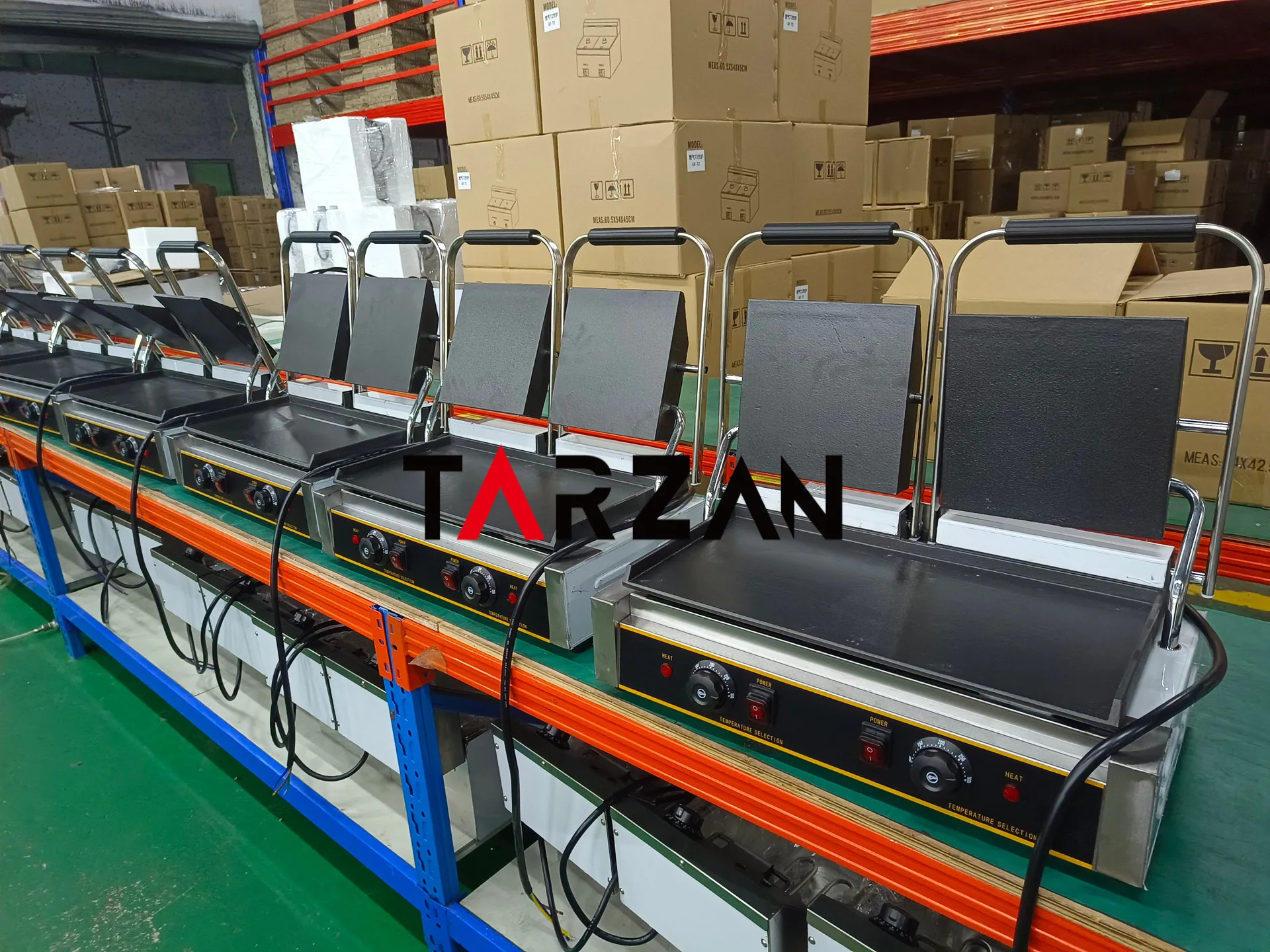 Non Stick Cooking Flat Plate Panini Grill Electric Commercial Panini Press Grill Sandwich Panini Grill