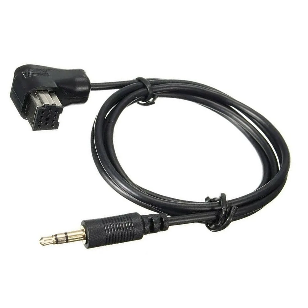 3.5mm Car Audio AUX Adapter Cabler Fit forhead units equipped with AI-NET interface, facilitating AUX audio input.