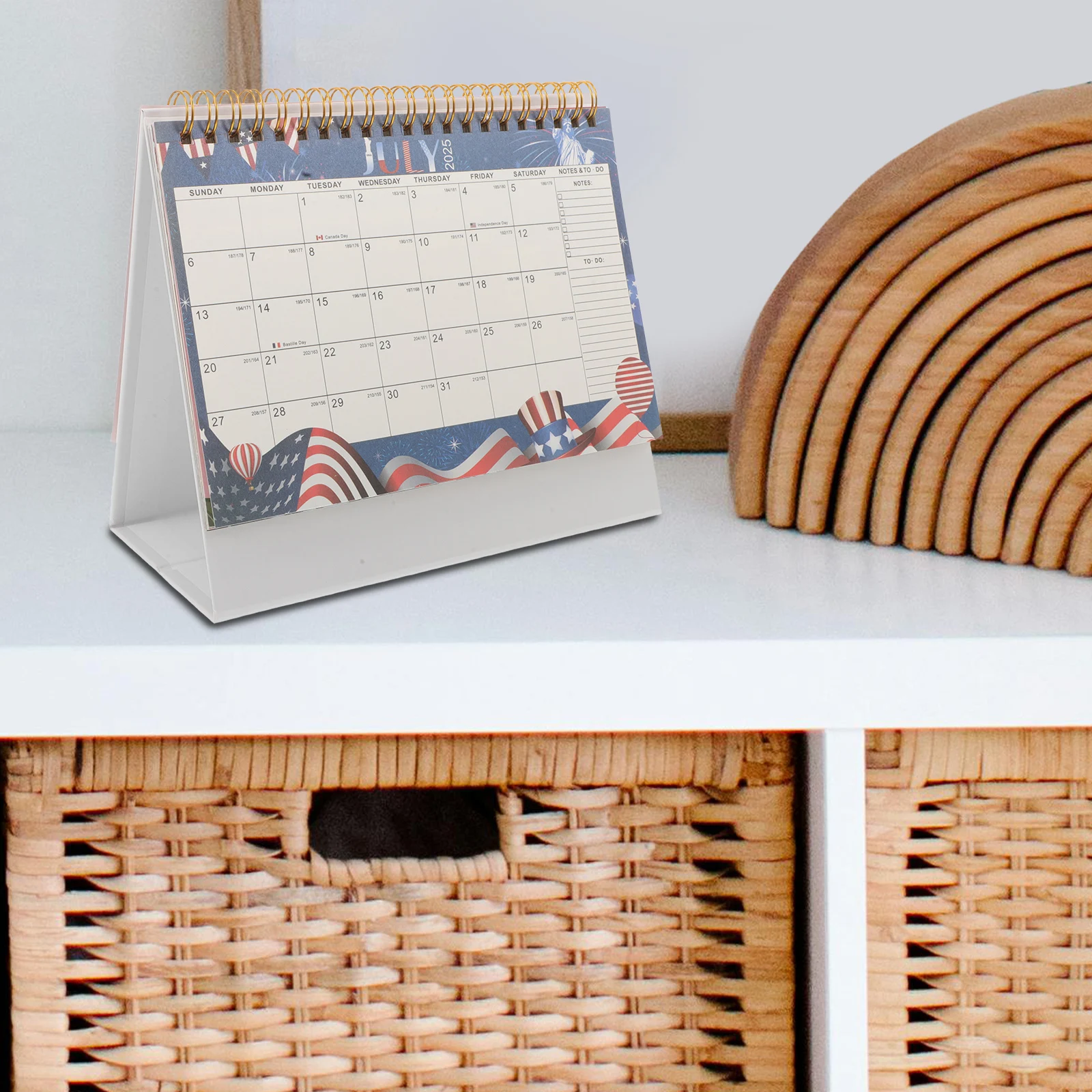 

Simple Mini Desk Calendar Daily Schedule 2026 Tent Chinese Paper Decorative Student Small