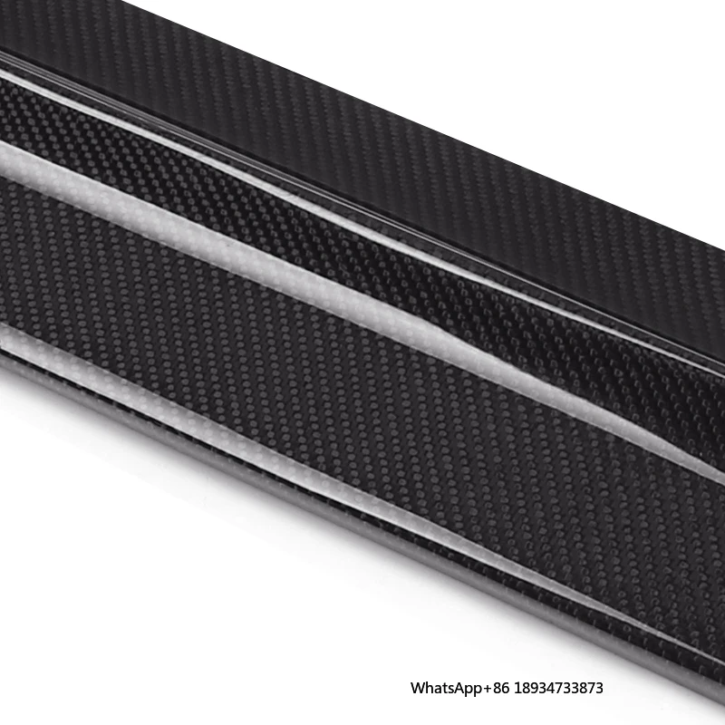 Real Carbon Fiber Side Skirts Double Side PSM Style Carbon Fiber Side Skirt  for BMW F80 M3 2014-2018 F80 M3