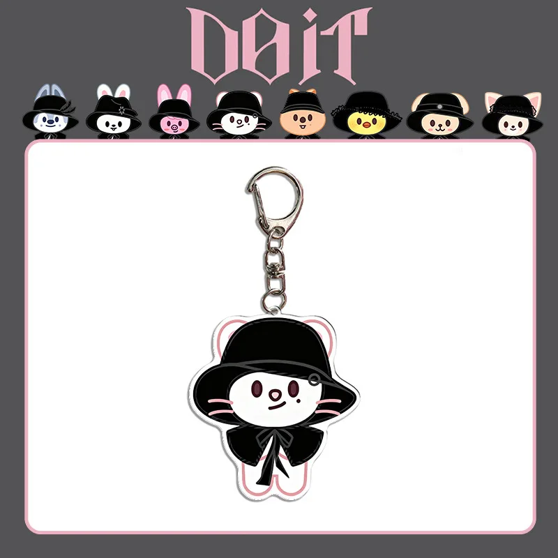 ジニレット ヒョンジン NEW KPOP ストレイキッズ The dominATE Experience アルバム「DO IT」ポップアップショップ アクリルキーホルダー ペンダント SKZOO ギフト ファンメイド