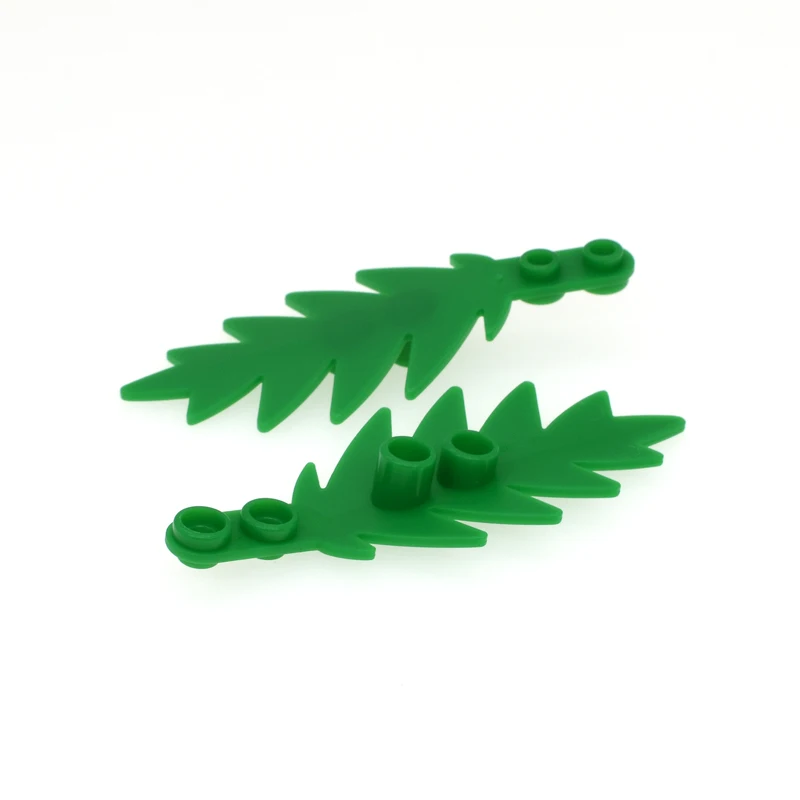 

25pcs Moc Garden DIY 6148Plant Tree Palm Leaf Small8x3Enlighten Building Blocks Block Bricks Compatible with Assembles Particles