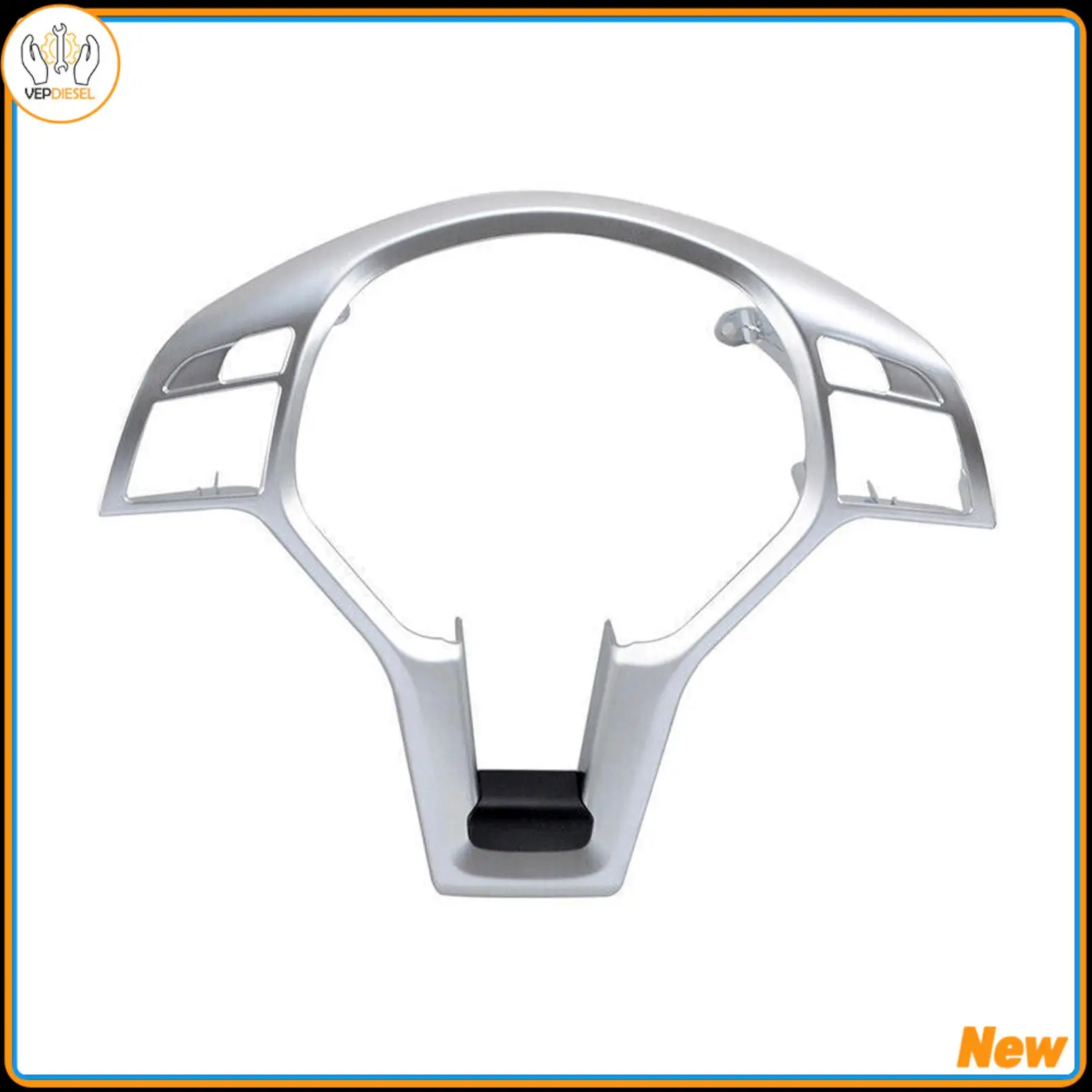 

Серебряная накладка на руль автомобиля 09946400139107 0994640013для Mercedes Benz C E-Class W176 W204 W212 W207 2012-2014 Новый