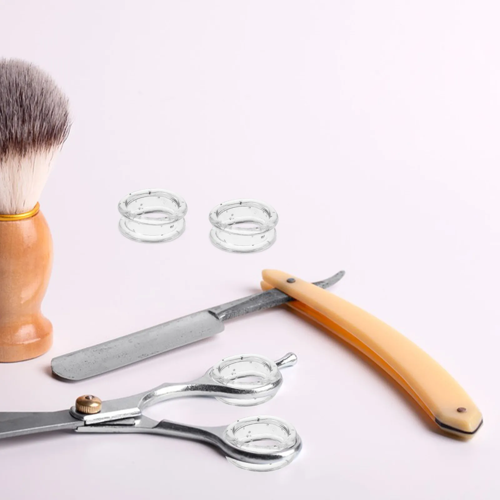 

12Pcs Silicone Scissors Finger Protectors Soft Comfortable Thumb Inserts for Dog Grooming Shears Nail Clipper Rings Colorful