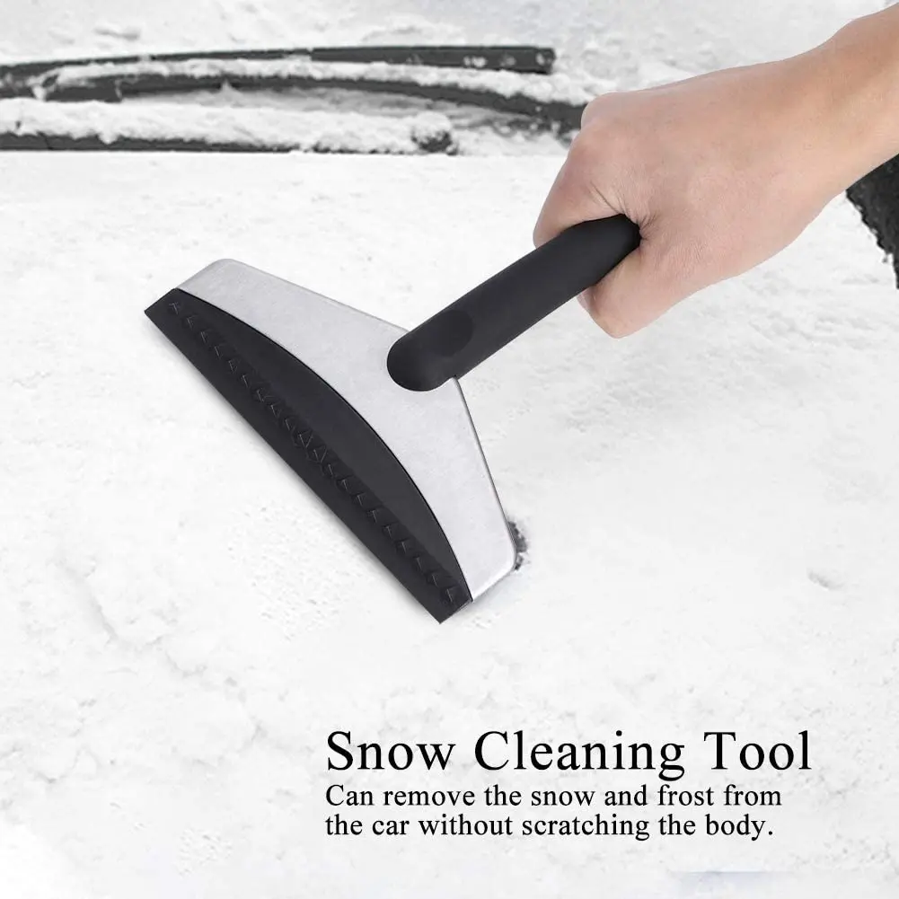 Car Ice Scraper Windshield Ice Breaker Quick Clean Glass Brush Snow Remover TPU Tool Auto Window Winter Snow Brush Shovel