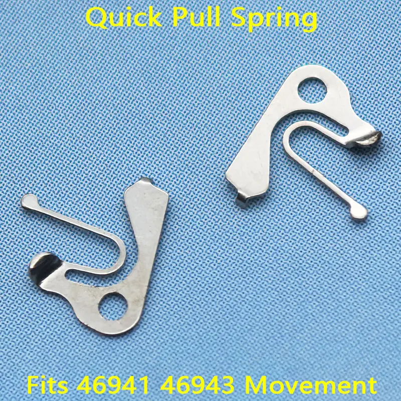 1/2/5 PCS 46941 46943 Movement Quick Pull Spring Fits 46941 46943 Movement Oriental Double Lion Watch 46941 Spare Repair Parts