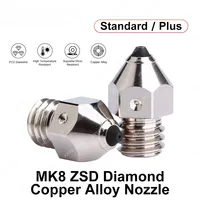 C Trianglelab MK8 ZSD Diamond Copper Alloy Nozzle High Temperature Wear Resistant for 1.75mm CR10 HOTEND TR6 ENDER3 3D Printer