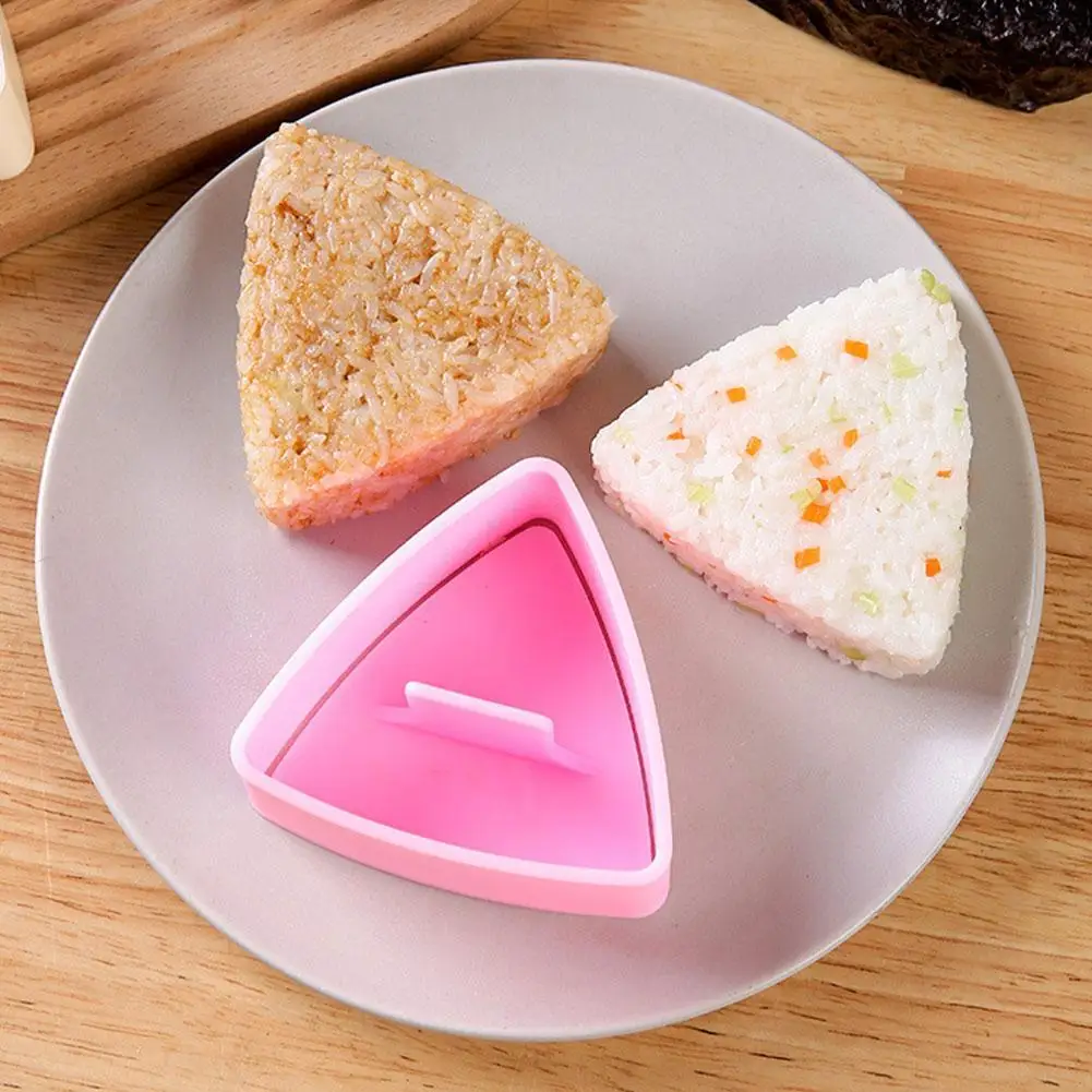 DIY Sushi Mold Onigiri Rice Ball Food Press Triangular Sushi Maker Mold Japanese Home Kitchen Bento Accessories Tools