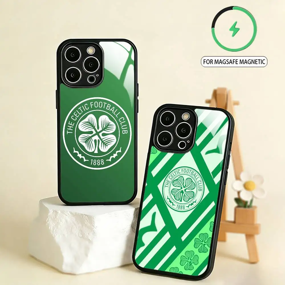 F-Football C-Celtic FC  Phone Case For iPhone17,16,15,14,13,12,11 Plus,Pro Max Magnetic For Magsafe Wireless Charging