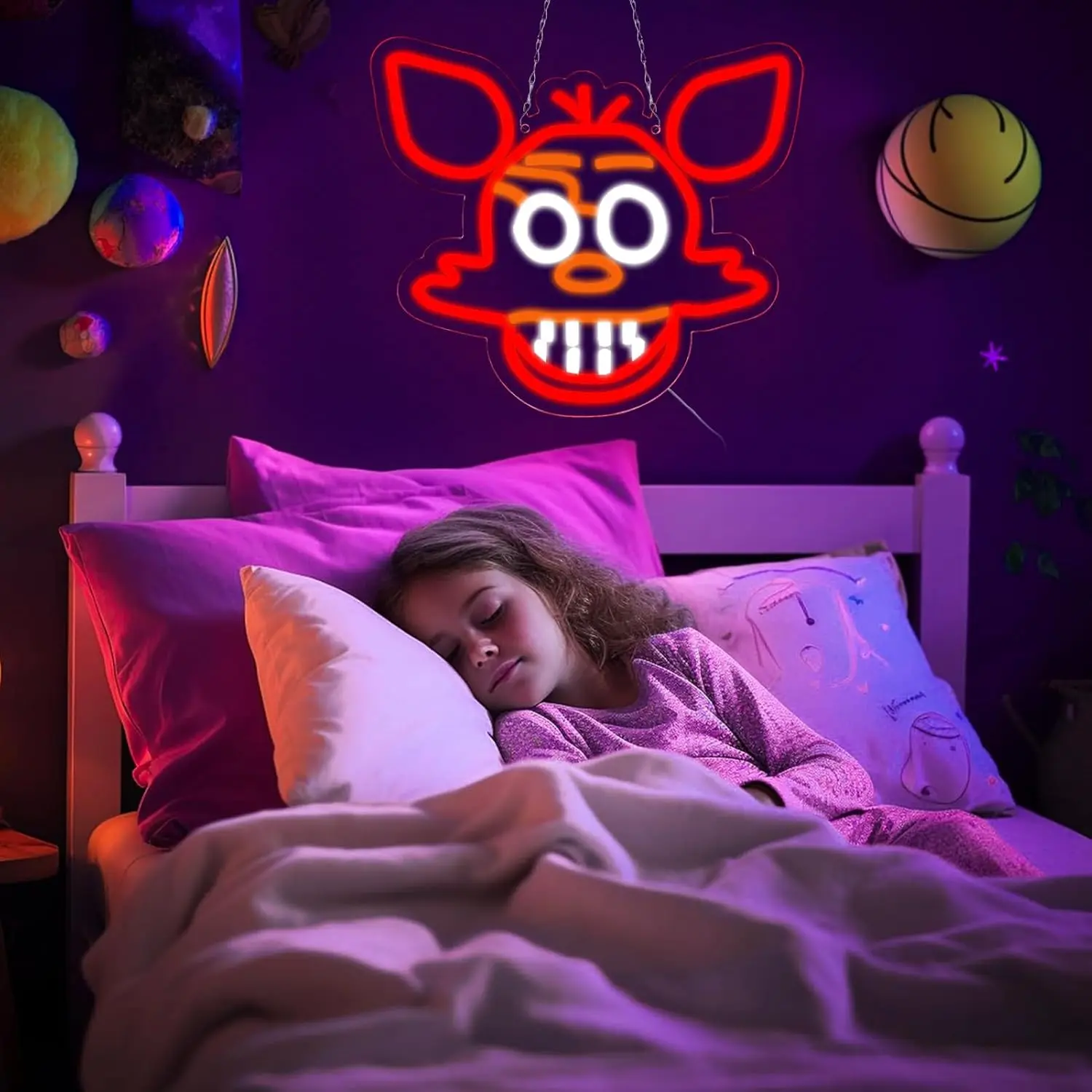 Foxy insegne al Neon LED Neon Light Sign Light Up insegne al Neon decorazione da parete per sala giochi Man Cave Bar Decor Store Club Bistro