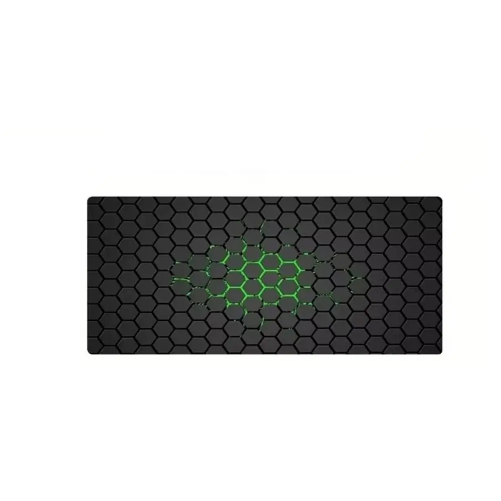 Polyester Hexagon Mouse Pad Microfiber Woven Surface Non-Slip Gaming Mouse Pad Washable Natural Rubber Base Computer Mouse Pad