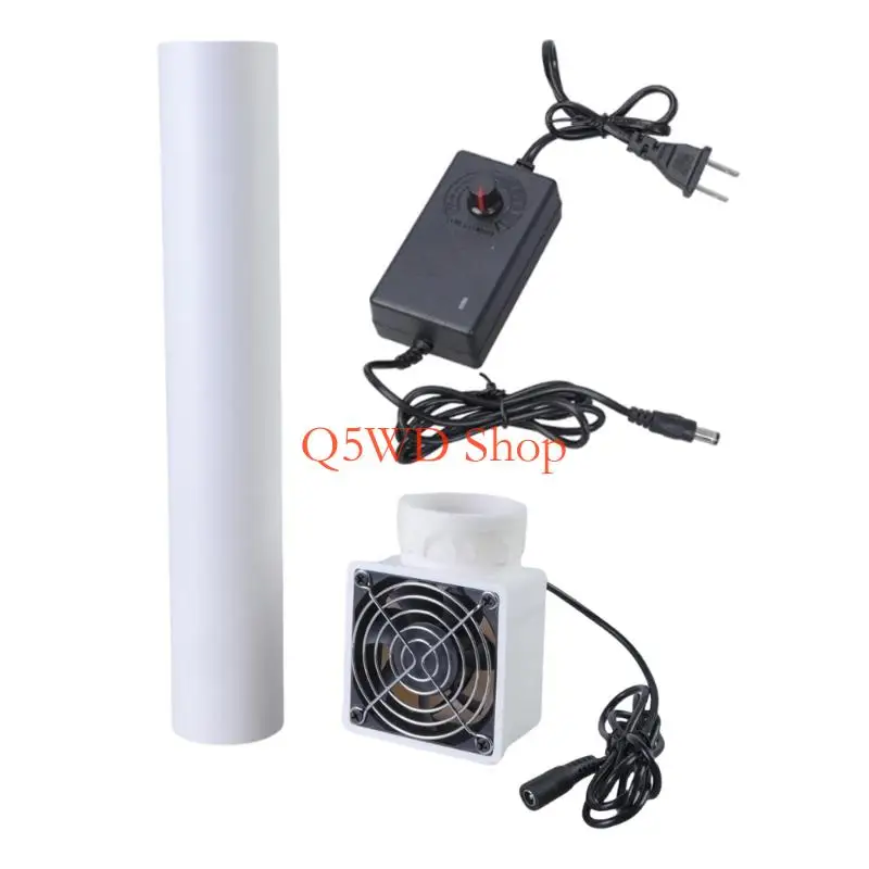 Q5WD Low Noise 50mm/63mm/75mm Air Vent Fan Boosters For Household Ventilation Needs