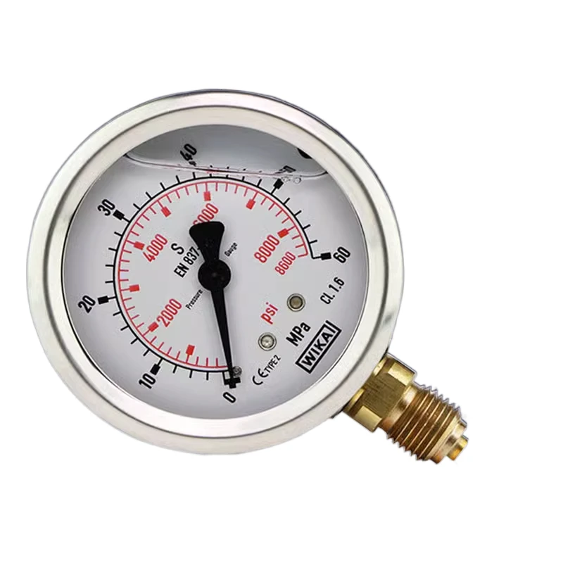 

German Imported Vicat Precision Shockproof Pressure Gauge Excavator Hydraulic Pump Press PressureOil Pressure Gauge Gauge