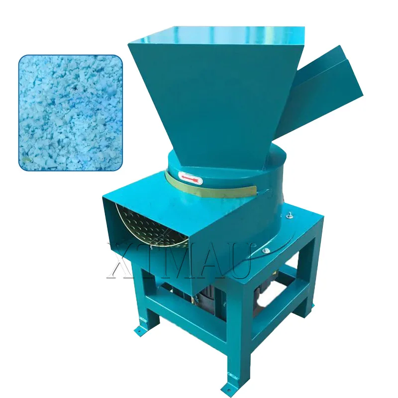 New Foam Foam Crusher Sponge Crusher Sofa Edge Scrap Crusher Latex Cotton Twister Chopper Plastic Film Crusher