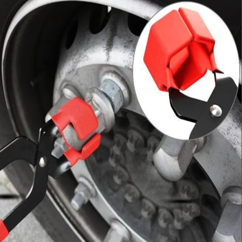 Wheel Nut Cover Removal Plier Soft Rubber Tip Puller Tool Car Tire Hub Nut Cap Extractor Auto Repair Tool