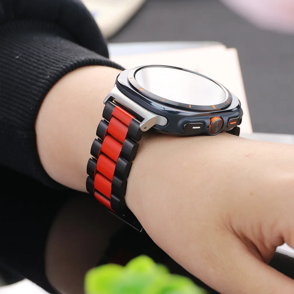 Metallarmband für Samsung Galaxy Watch Ultra2 2026 2025 Luxus Herrenarmband Edelstahlarmband für Samsung Galaxy Ultra 47mm. – Detail 3