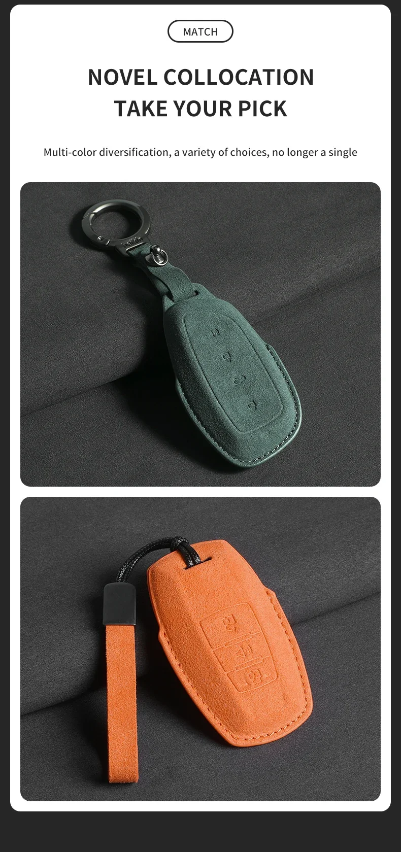 Autos chl üssel etui Schutzhülle für große Wand haval/Hover h6 dargo m6 plus cratos h9 jolion f5 h2s f7 h7 Wildleder Autos chl üssel Schlüssel bund – Detail 8