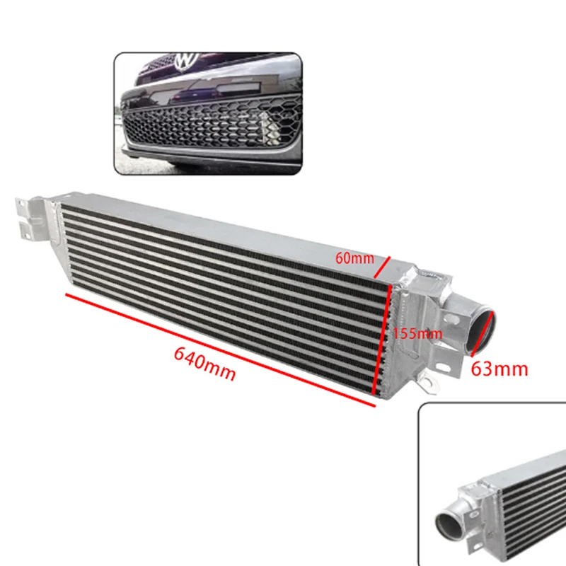 Podwójny intercooler Turbo konwersja rury wydechowej zestaw rur wspomagających dla V.WGolf MK5/MK6/GTI/Scirocco Audi TT/A3 CC EA888 TSI Jetta