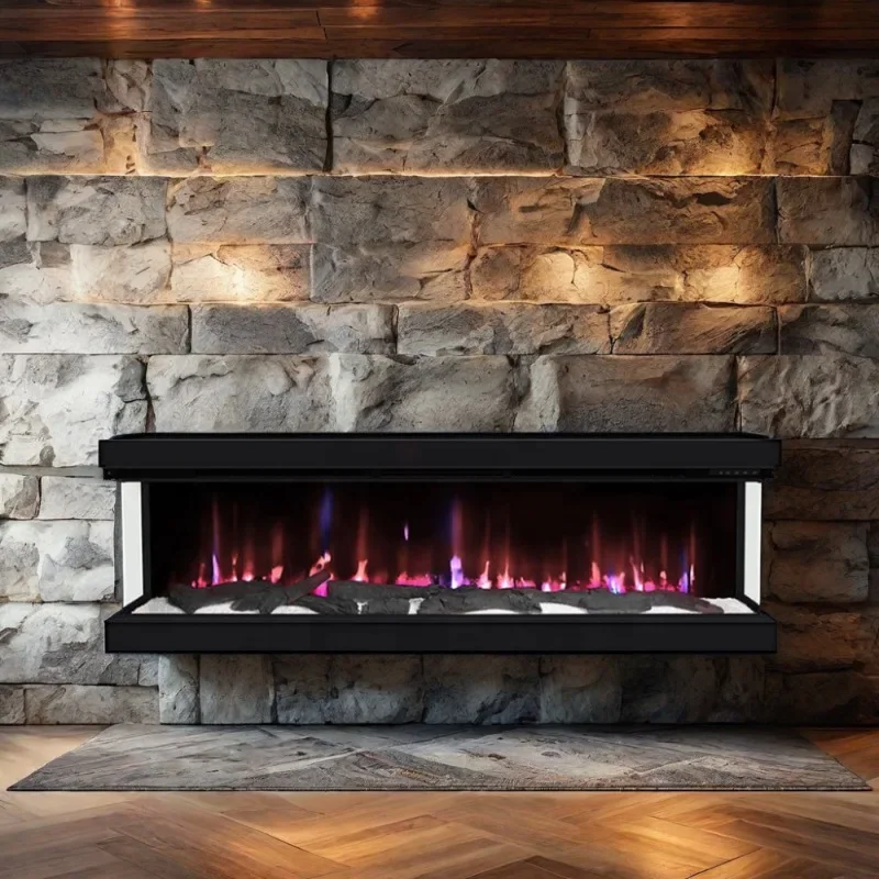 【الأكثر مبيعًا】900 وات/1800 وات 220 ~ 240 فولت مدفأة كهربائية مثبتة على الحائط مع 3 جوانب