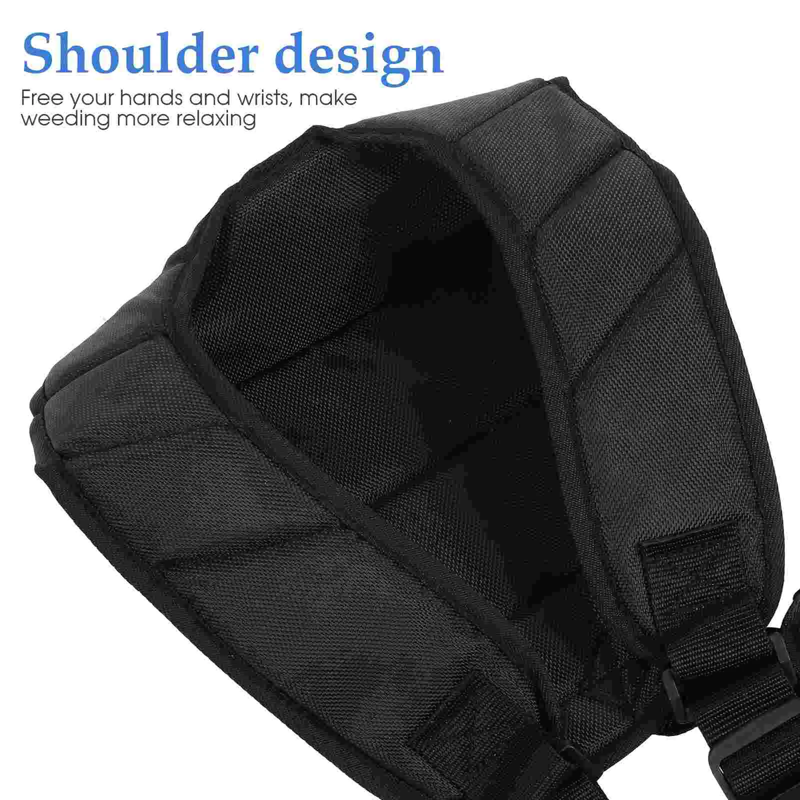 Padded Pruning Shears Shoulder Harness Strap Unbreakable Black Brush Belts