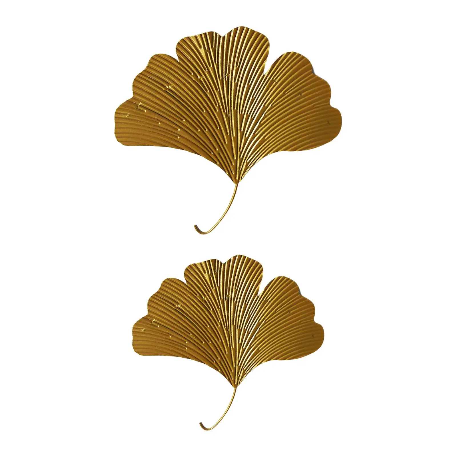 Wrought Iron Ginkgo Leaves Wall Decor Ginkgo Leaves Wall Sculpture Metal Ginkgo Leaf Hanging Art Decoration