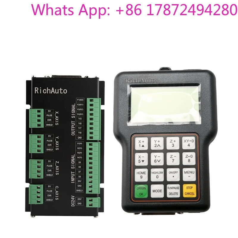 Cnc Router Mill 3 Axis Control Rich Auto A11 Dsp A11e Remote Controller for Cnc Router