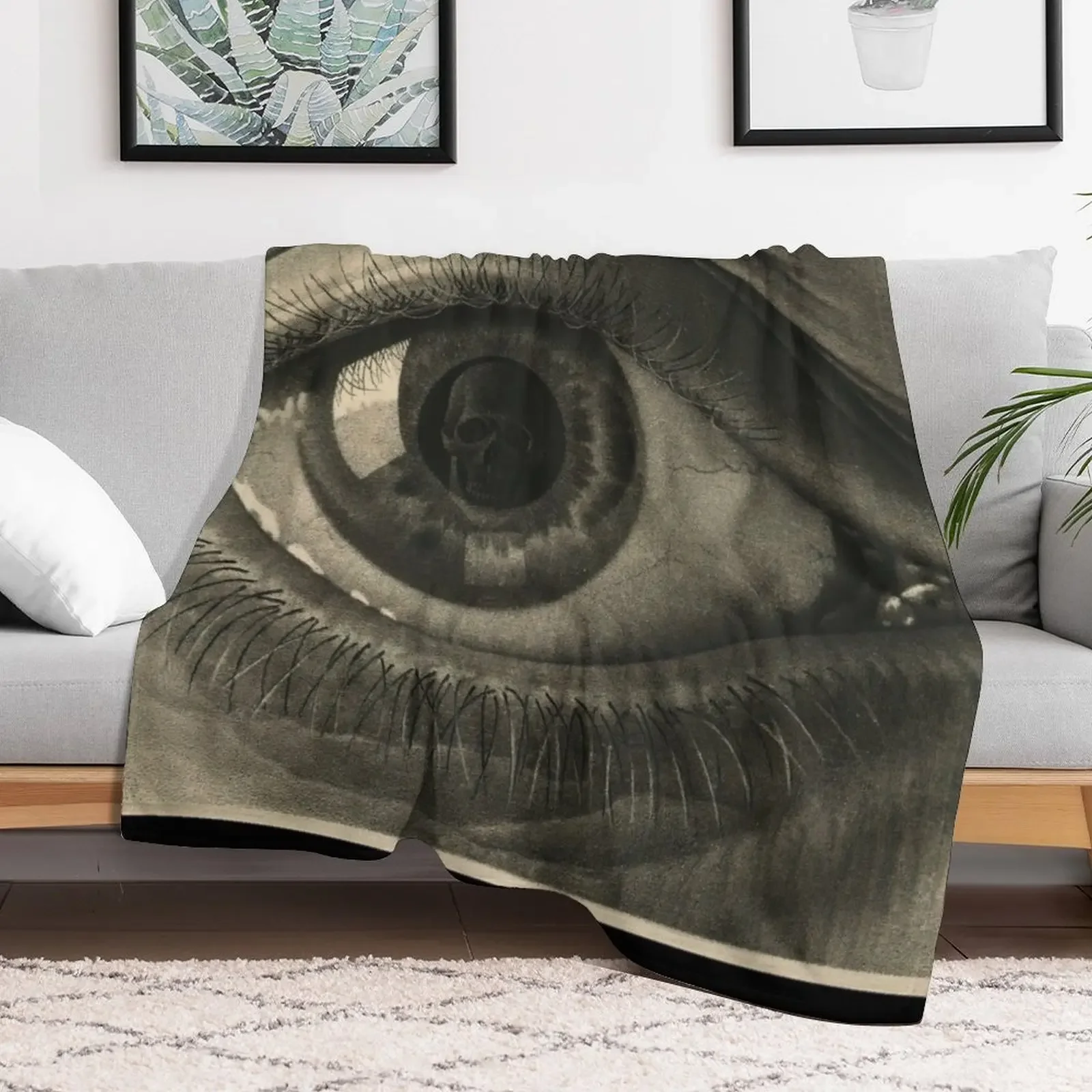 Escher - Eye Throw Blanket Sofas Furrys Blankets