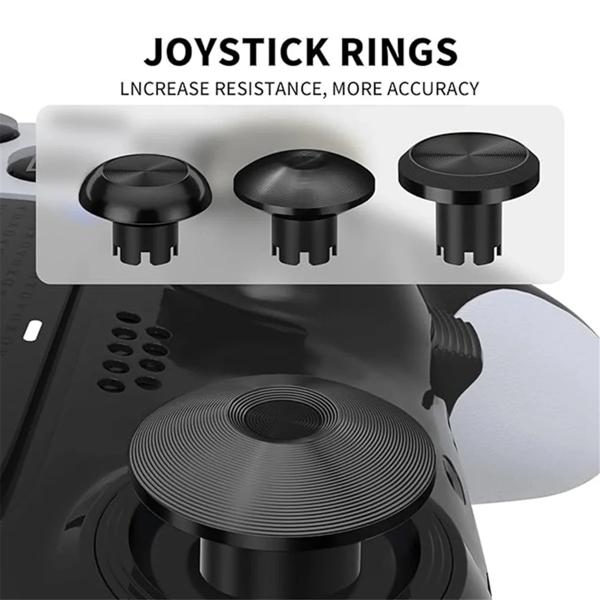 Metal Joystick Kit for PS5 Edge Game Console Joystick Back Paddles Triggers Buttons for PS5 Dualsense Controller E