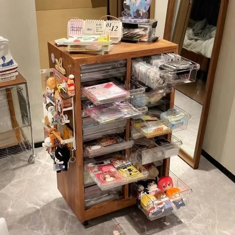 A4 file cabinet, drawer type multi-layer makeup nail polish glue baking storage box