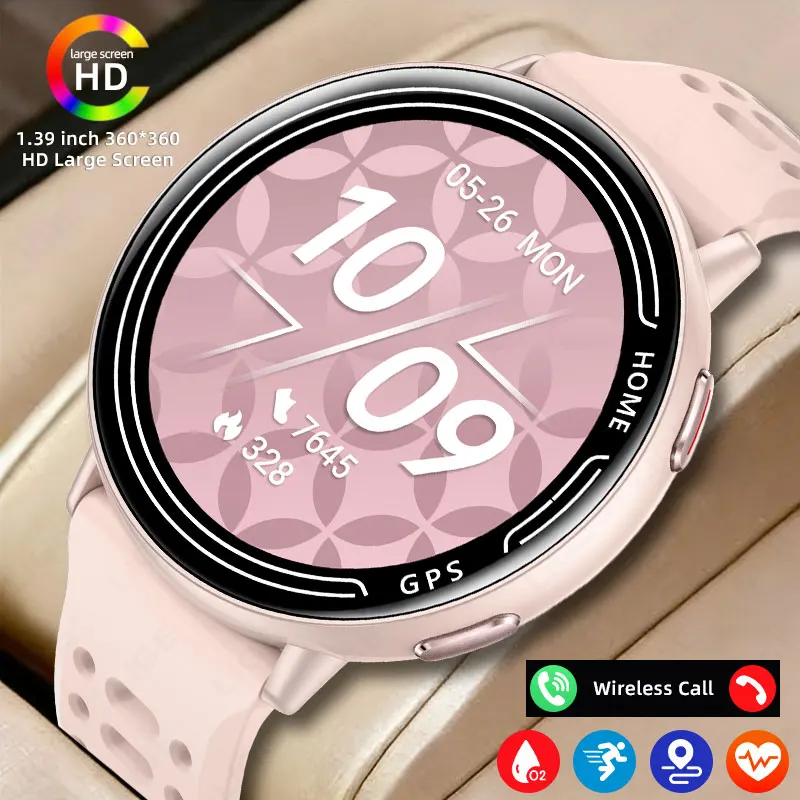 LIGE New GPS Sports Tracker Smart Watch Women Wireless Call Answer Waterproof Outdoor Sports Heart Rate Monitor Men's Smartwatch