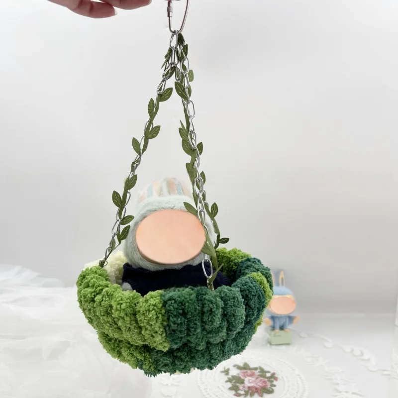 

Blind box, vinyl doll, keychain, 17-centimeter doll swing, hanging basket, hammock storage