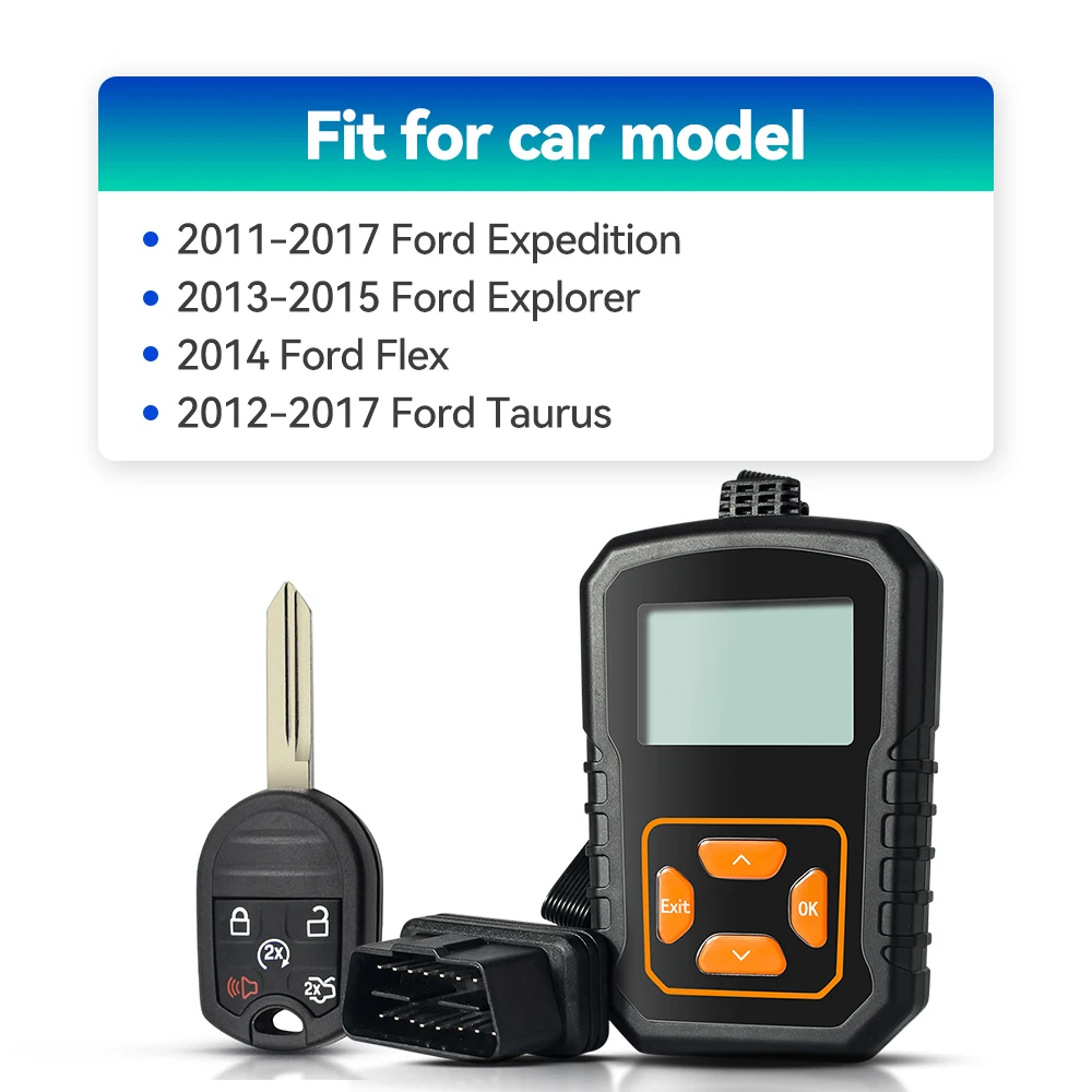 KEYYOU CWTWB1U793 Remote Car Key Fob For Ford Expedition Explorer Taurus Flex 315 MHz 4D63-80bit Chip With OBD DIY Programmer