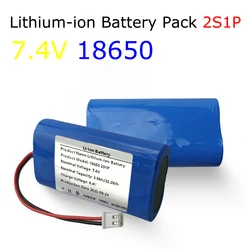 2S1P 18650 7.4V 3000mah  Rechargeable Li-ion Battery Pack For Suitable  Camera Electric Toy LED Lighting Backup Power Built-i