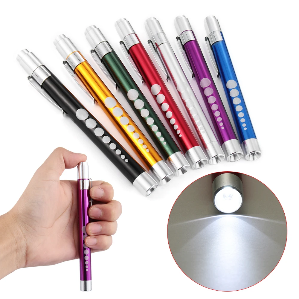 Medische Led Pocket Eerste Hulp Penlight Zaklamp Oog Neus Tandheelkundige Zaklamp Otoscoop Oorsmeer Licht Endoscoop Voor Arts Artsen