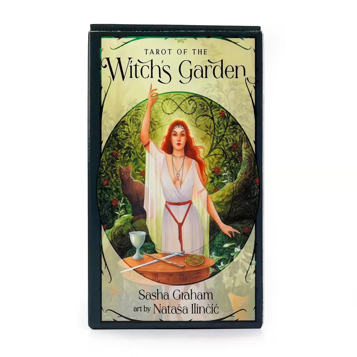 Witch Garden Tarot Cards 78 Cards Green Witch Cottagecore Botanical Illustration Watercolor Tarot Fortune Telling Divination