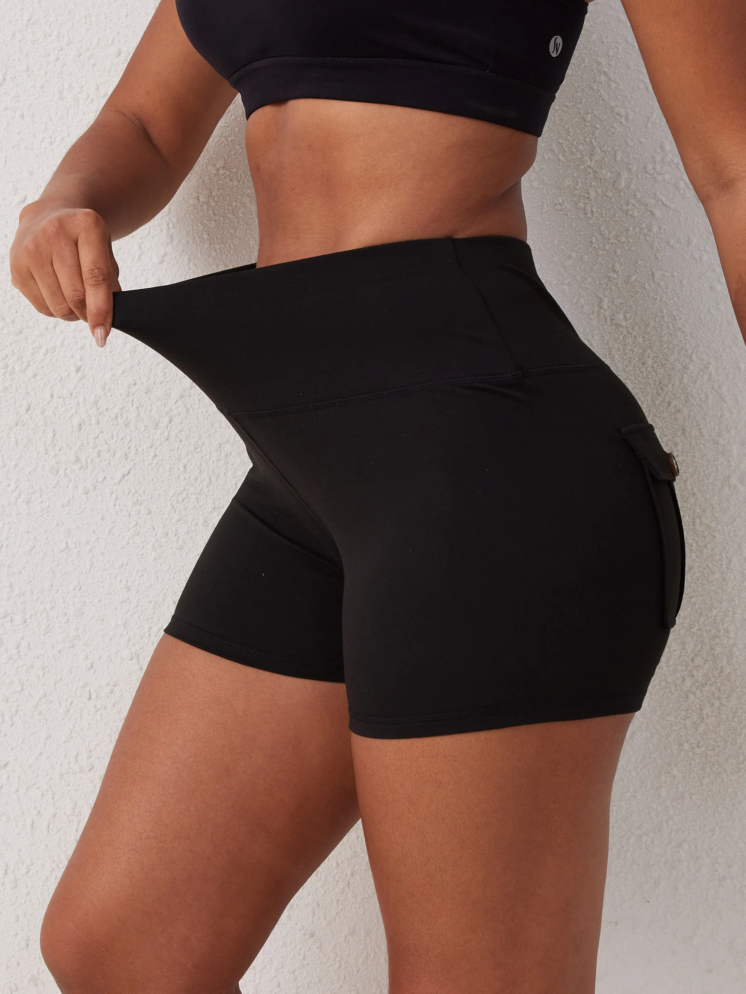 Verão roupas esportivas mulher yoga shorts com bolsos fitness correndo agachamentos pilates ginásio roupas para mulheres cintura alta controle de barriga