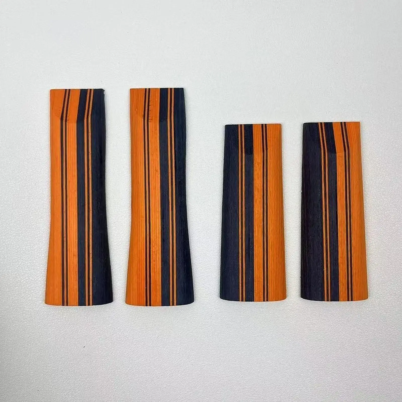 Table Tennis Accessory Solid Wood Handle Pair DIY Paddle Grip Straight Style for Training and Match