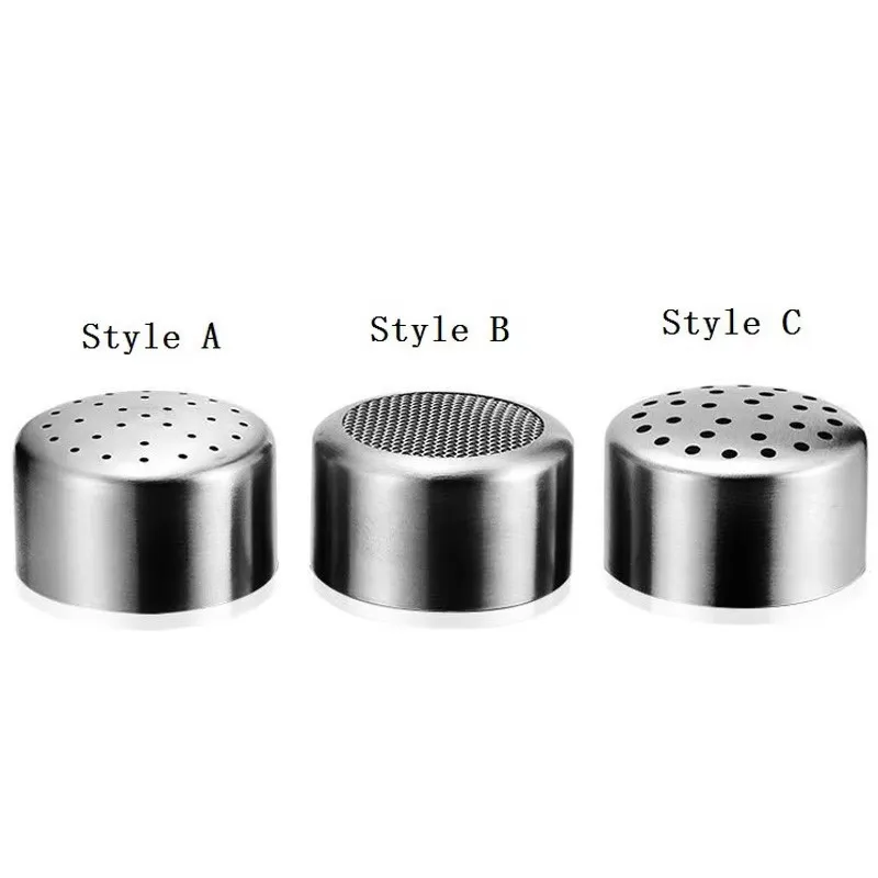 50Pcs/lot High Quality 3 Styles Stainless Steel Spice Jars Seasoning Cans Salt Pepper Shakers Toothpick Condiment Storage Bottle