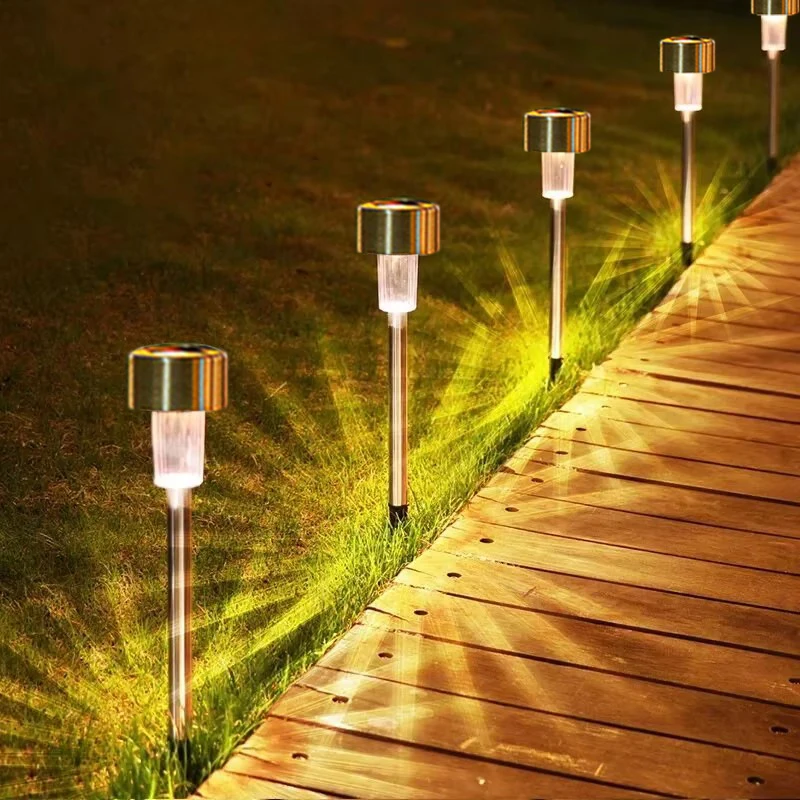 أضواء الشمسية في الهواء الطلق حديقة أضواء تعمل بالطاقة الشمسية مصباح فانوس إضاءة المناظر الطبيعية للماء مسار ساحة الحديقة حديقة الديكور