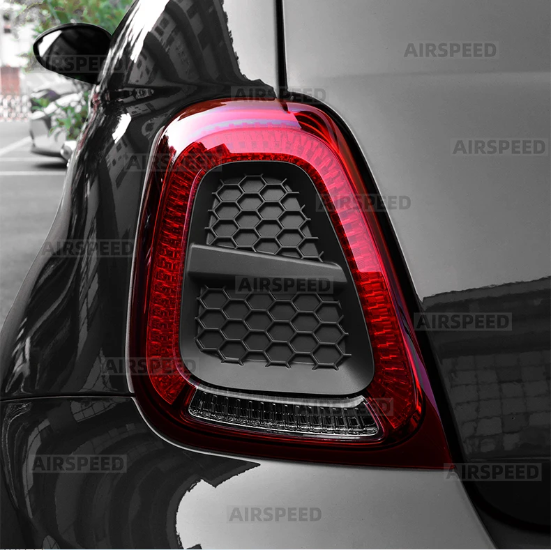 Für Abarth 595 695 595C 695C Fiat 500 500C 2016 2017 2018 2019 2020 2021 2022 2023 2024 1 Paar ABS Auto Rücklicht Aufkleber – Detail 11