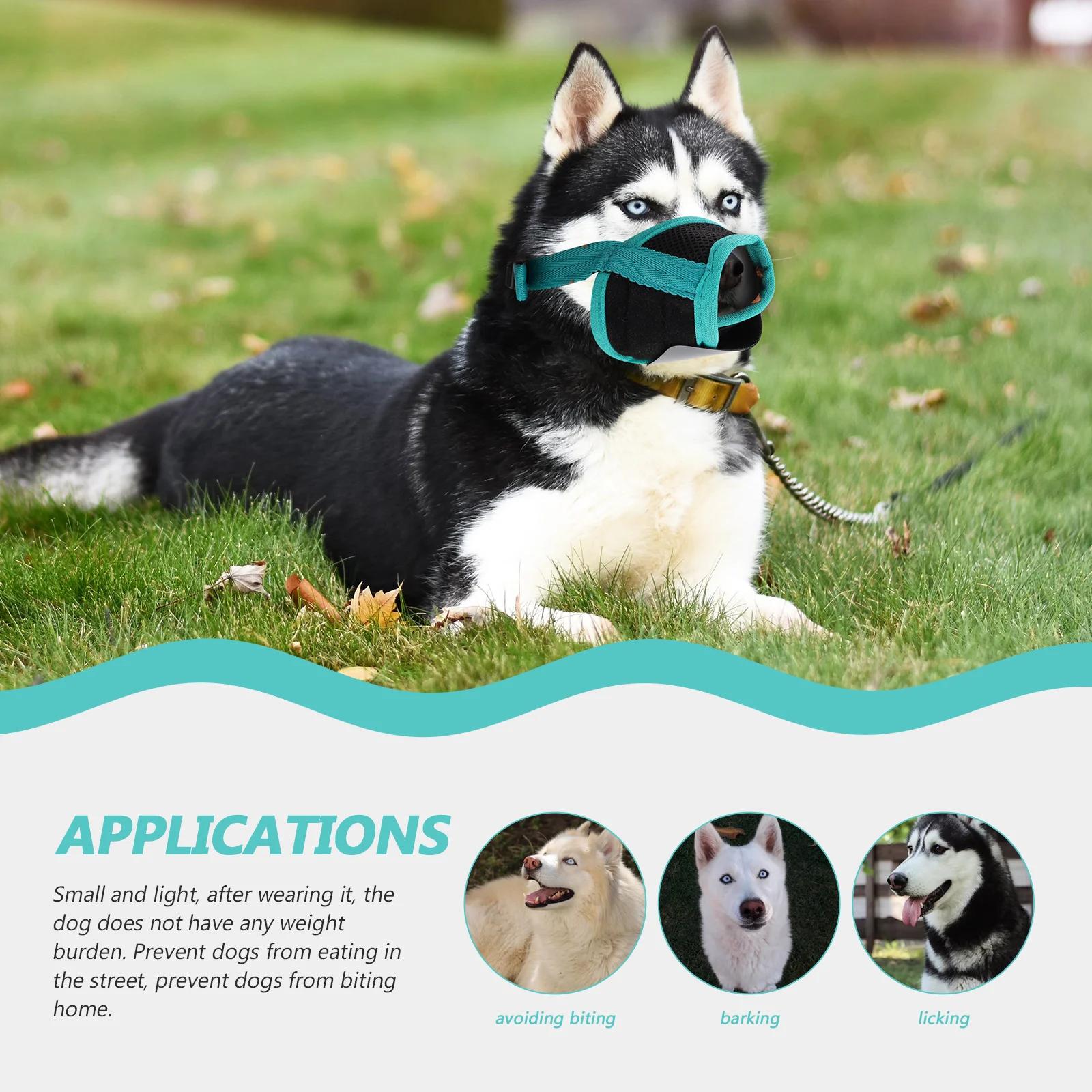 

Anti-Bite Dog Muzzle High-Grade Cotton Breathable Adjustable Puppy Mouth Cover Outdoor Dog Supply Adjustable Puppy Muzzle