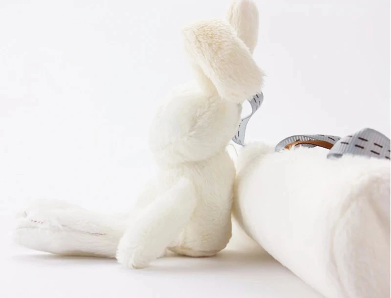 2025 neue Hängende Bett Kaninchen Baby Hand Glocke Sicherheit Sitz Plüsch Spielzeug Multifunktionale Plüsch Spielzeug Kinderwagen Mobile Geschenke – Detail 6