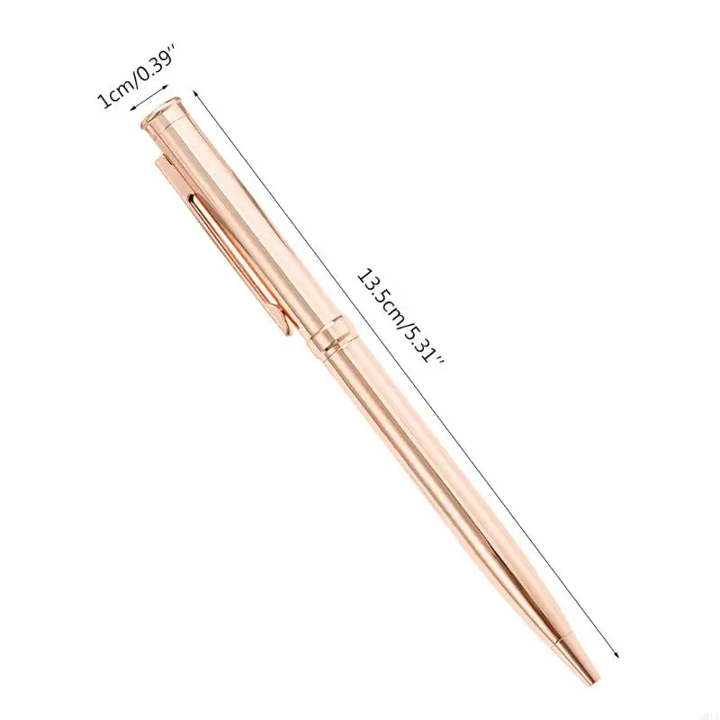 G8TA Portable Refillable Metal Pen 1.0mm Point สำหรับนักธุรกิจหญิงชาย