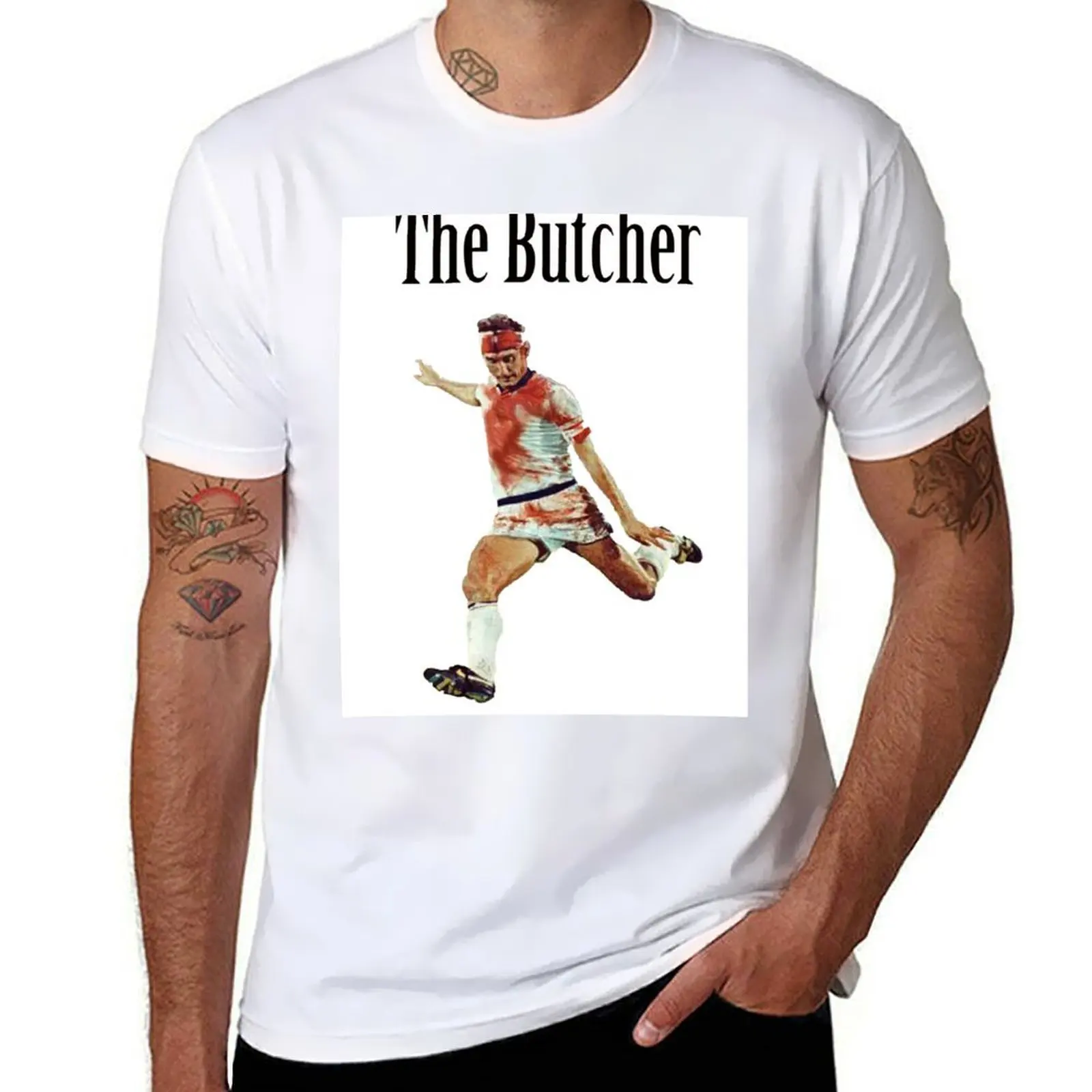تي شيرت The Butcher تي شيرت للرجال تي شيرت برسومات عتيقة للرجال