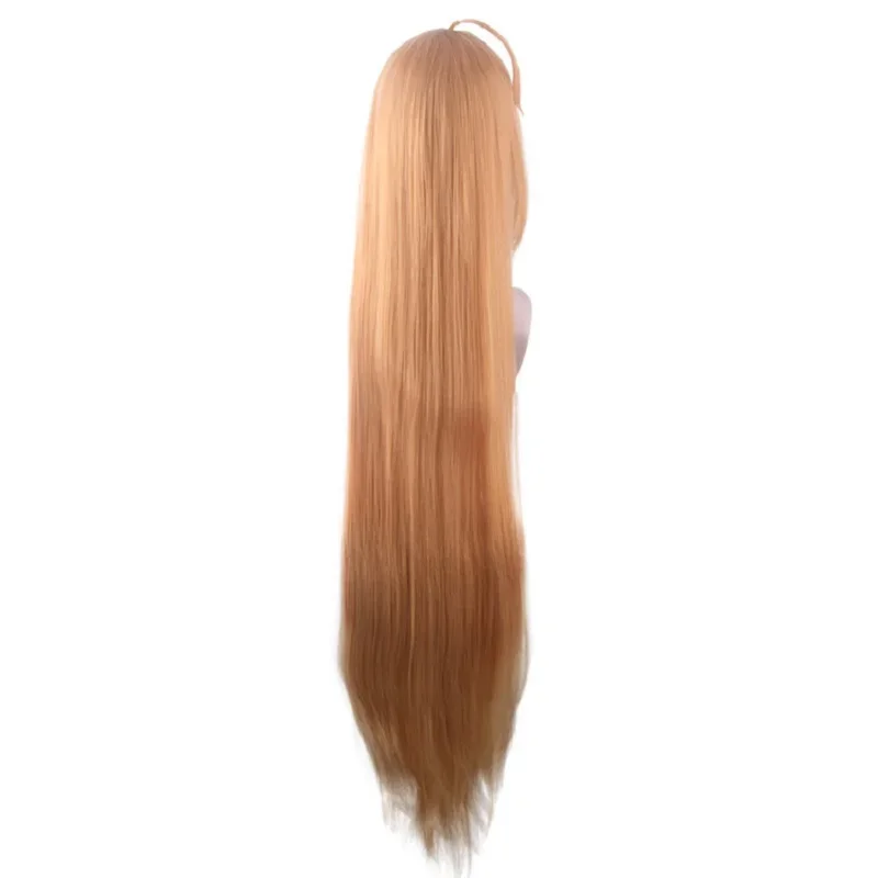 Princess Connect! Re:Dive Pecorine Wig Cosplay Costume 100cm long straight Gradient Orange Synthetic Hair Halloween Party Wigs