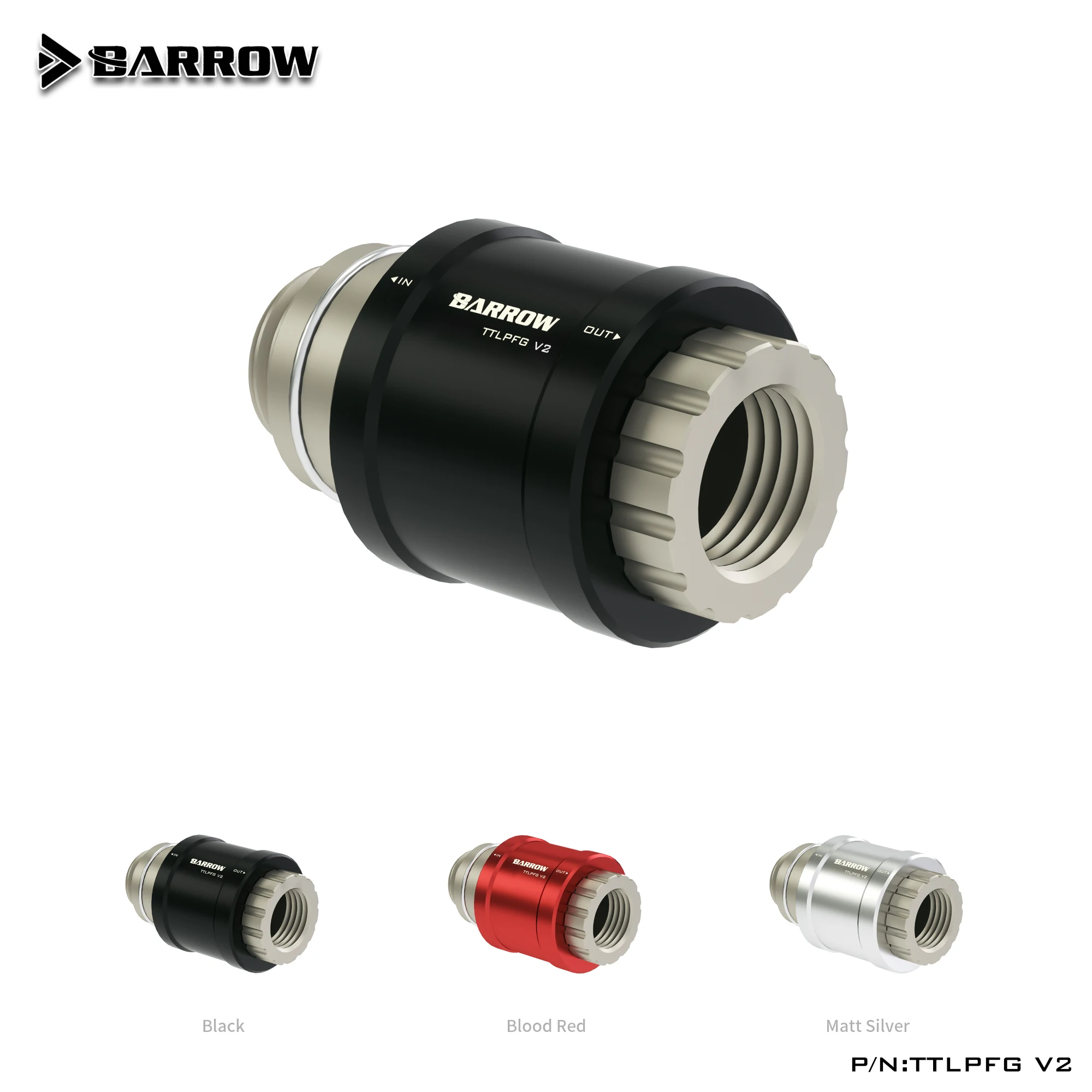 

Барроу G1/4 "водяной клапан для компьютера Сплит водяного охлаждения петли сборки фитинги, один зуб, ручной клапан, TTLPFG V2